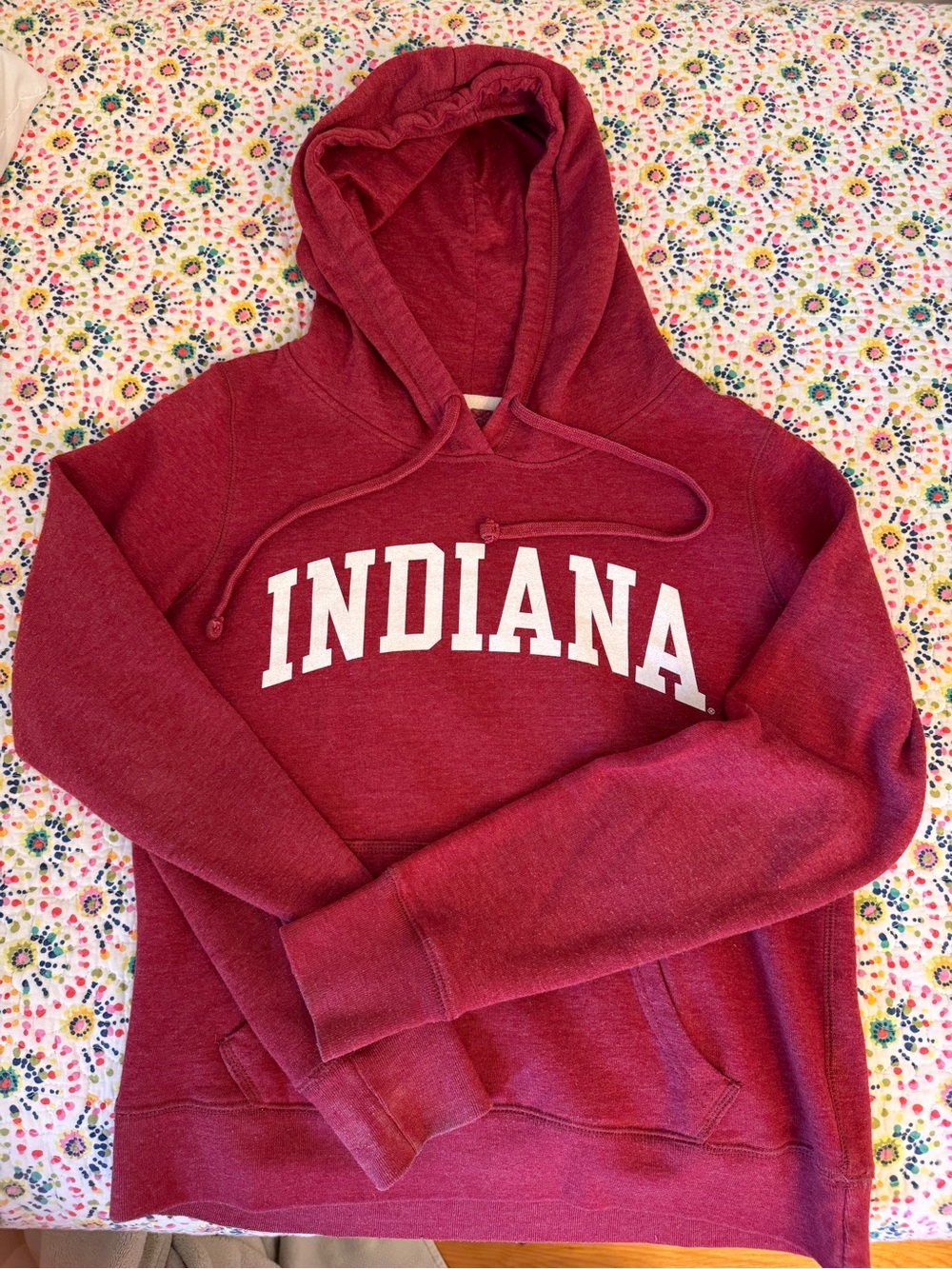 Indiana Women's Hoodie Sweatshirt - Maroon